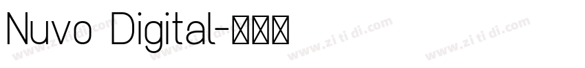Nuvo Digital字体转换 Nuvo Digital字体转换